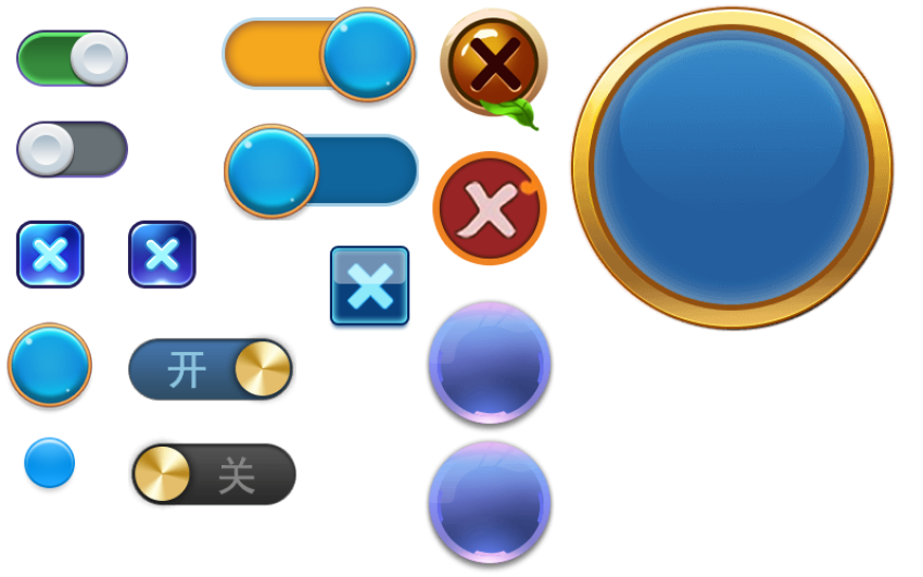 Game ui button free game button 3d button free png