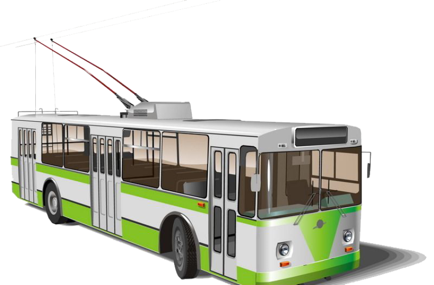 HD Travilling Bus PNG iStock Vector Trolleybus  PNG Image On Transparent Background free Download