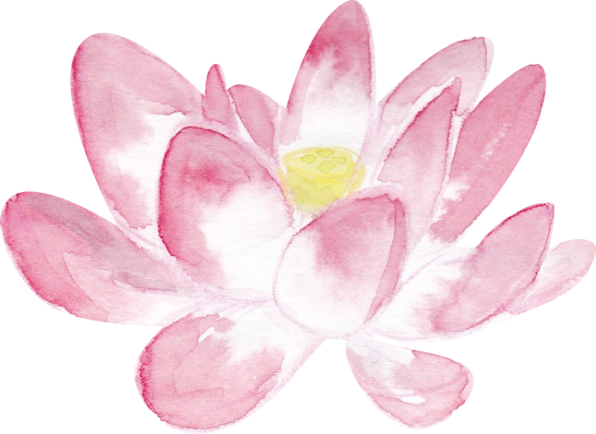 Svg Lotus watercolor PNG Flower Art Free Download