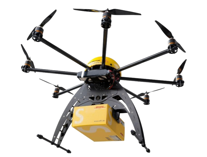 Delivery Drone PNG Device Image Free Download