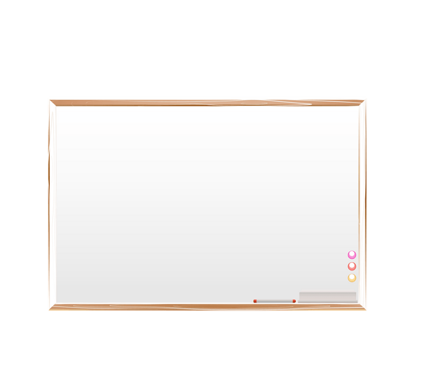 Isolated Whiteboard Vector PNG Free Photo Download