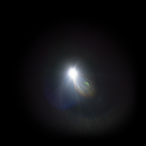 HD Blue Lens Flare Effect
