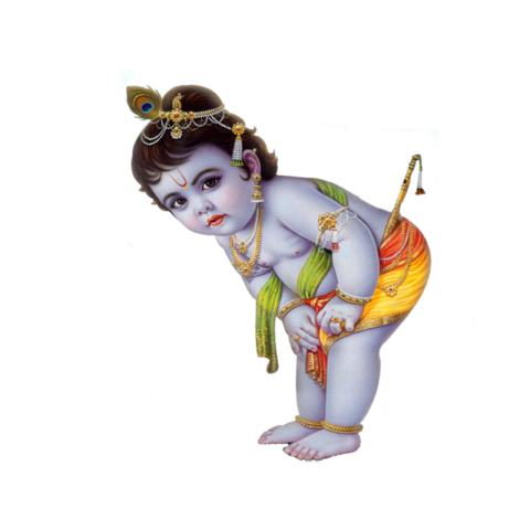 Cute Krishna God PNG Images