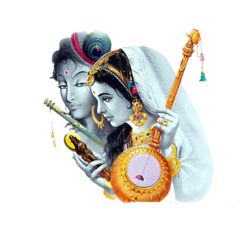 HD Vector Art Free Radha & Krishna