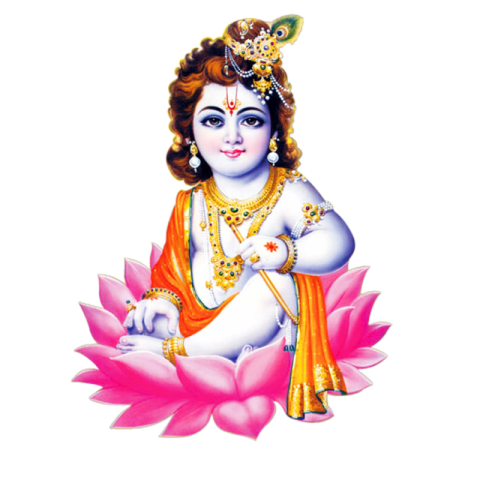 Litter Cut God Krishna PNG image