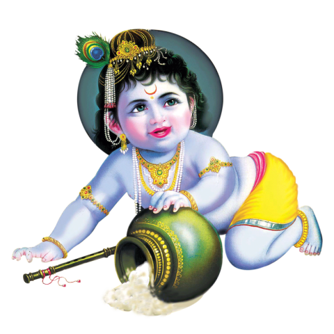 Lord Baby Krishna PNG image