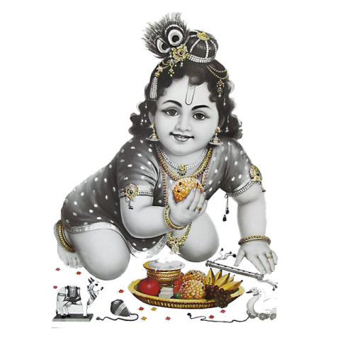 Lord Krishna God PNG Transparent Photo