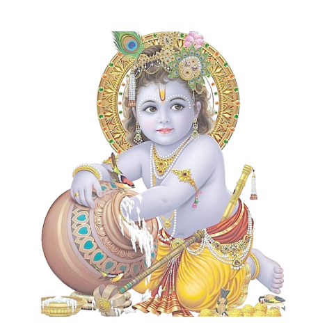 Lord Krishna PNG and Clipart with Transparent Background