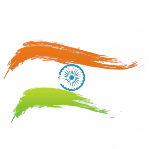 Independance Indian PNG Image Stock with Transparent
