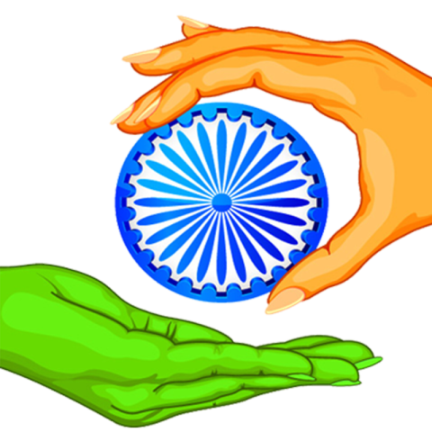 Indian Independance Hands PNG Photo
