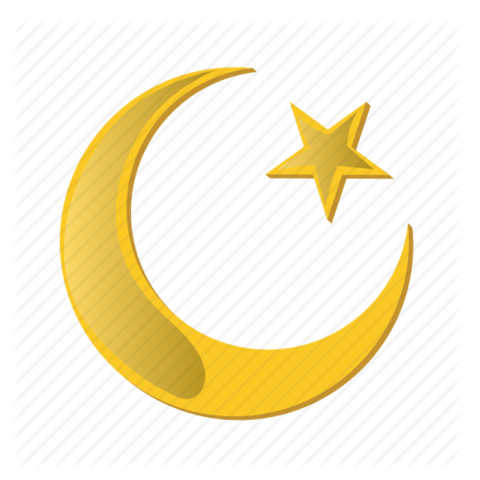 Golden Symblo of Islamic Faith PNG Transparent