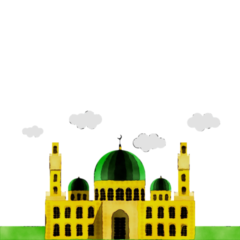 Best Islamic Mosque Drawing PNG Download Free