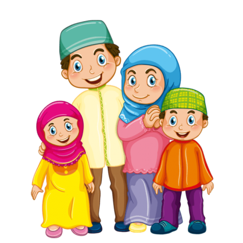 Muslim Kids  Family Free Vector Image PNG  free