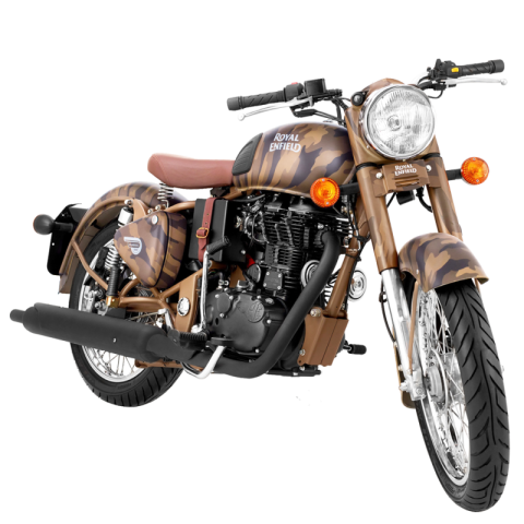 Heavy KTM Enfield Bullet Motorcycle PNG Picture