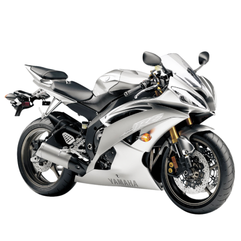 PNG Of Heavy Sport Bike with Transparent Background