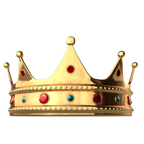 Diamond Crown PNG Vector HD Clipart With transparent Image