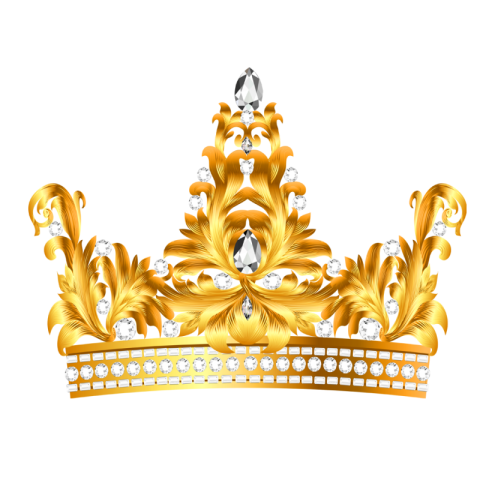 HD Princess Crown PNG Gold Crown Gold & White Free Transparent