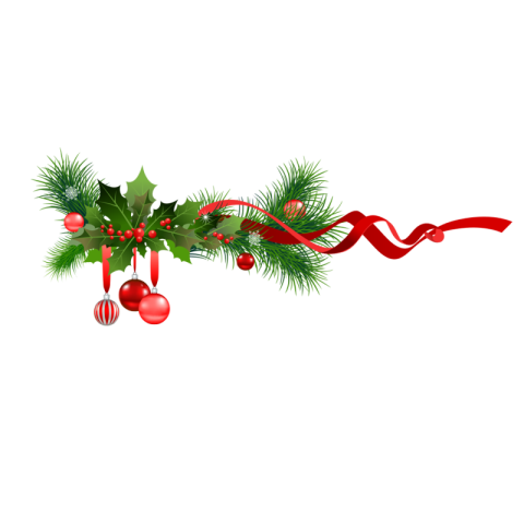 Christmas Ribbon PNG Image Free Transparent