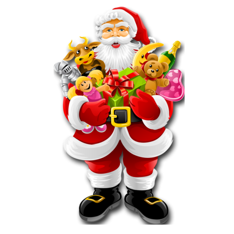 Christmas Noel PNG Santa Clous Vector Art Free Royalty PNG Download