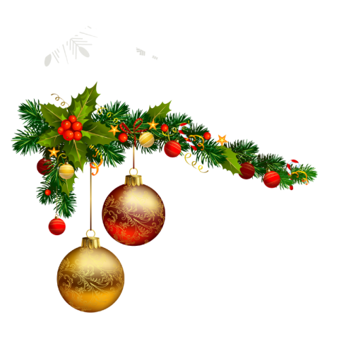 Christmas Ornament Decoration Balls PNG Picture