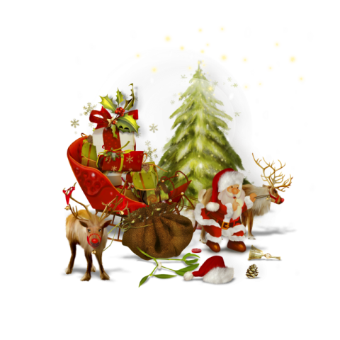 Transparent Merry Christmas PNG Image Free Illustration Download