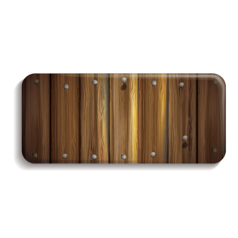 Clip Art And Isolated Wooden Board PNG Icon