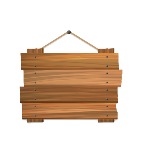 Wooden Notice Board Free Illustration Image PNG Download