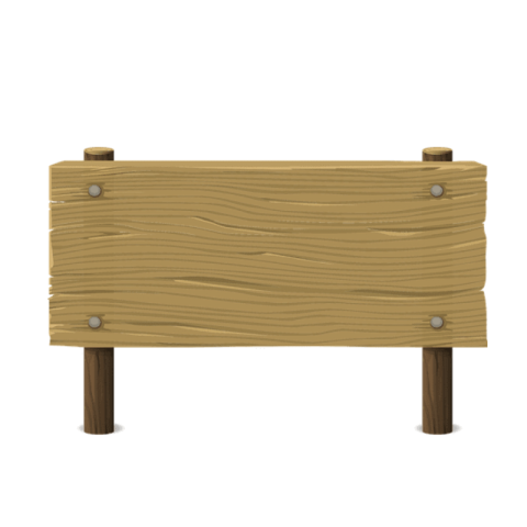 Wooden Notice Board PNG Picture Free Download