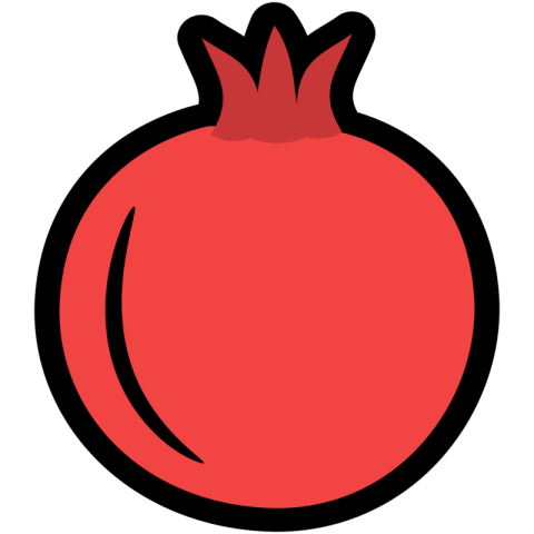 Red Pomegranate PNG Image Best Cartoon Art Free Download