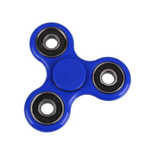 Blue Isolated Fidget Spinner PNG Icon Transparent Free Download