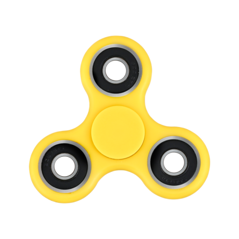 Transparent Free Yellow Fidget Spinner PNG Icon Free Download