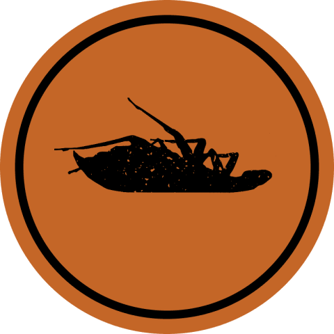Dead Cockroach Removal Inner Post Logo PNG Black Stock Logo Free Download