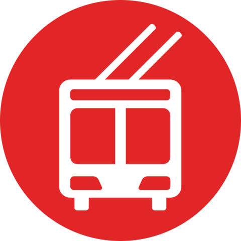 Roylaty Free Trolleybus PNG Logo On Transparent Free Download
