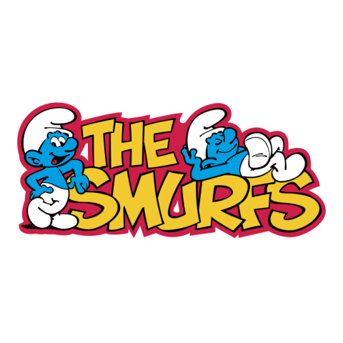 PSD & SVG Vector Design The Smurfs PNG Logo Free Download