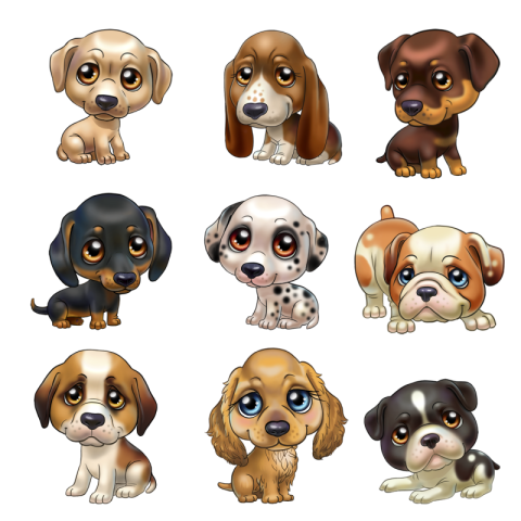 Cartoon dogs Download Free png