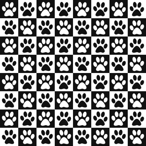 Dog s footprints seamless pattern PNG Free Download