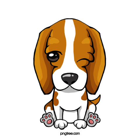 Pet dog cute cartoon dog PNG Download free