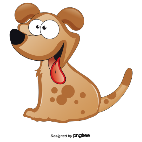 Cartoon cute dog Free Download PNG
