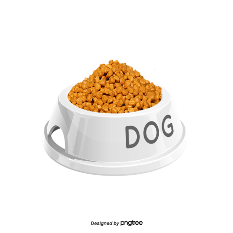 A bowl of dog food Free PNG  Download