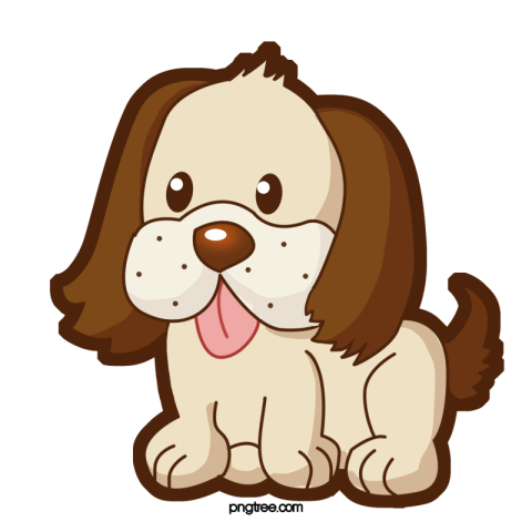 Dog pattern cartoon cute puppy PNG free Download