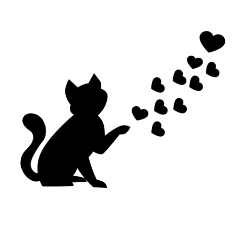 A cat raising its claws PNG Free Download