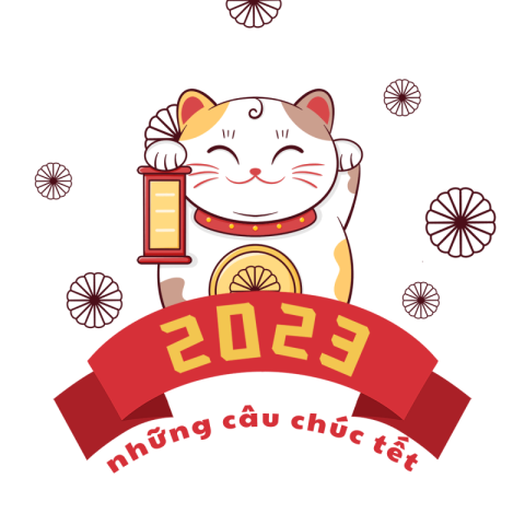 Vietnamese new year lucky cat PNG Free Download
