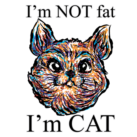 Im not t im cat PNG Free Download