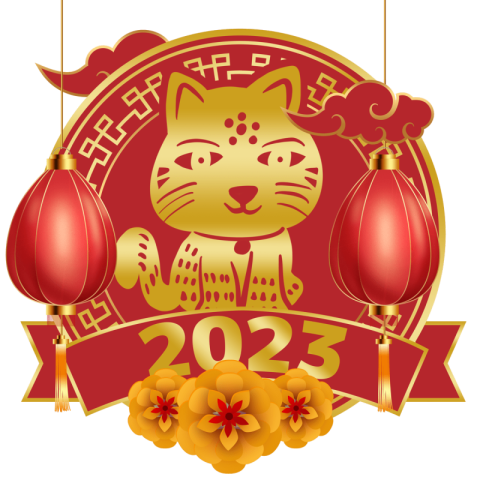 Happy vietnamese cat year celebration Free Download PNG