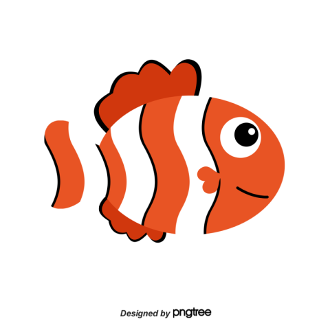 Cartoon anemone fish PNG free Download