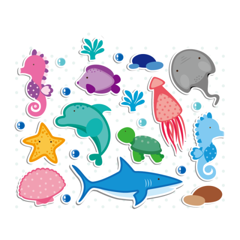 Aquatic assemblage elements of marine PNG Download