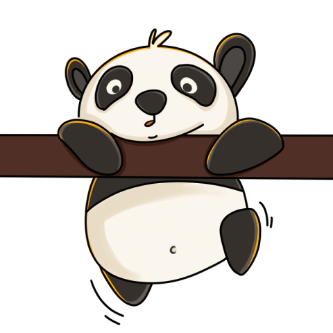 Panda clipart climbing tree Free PNG Download