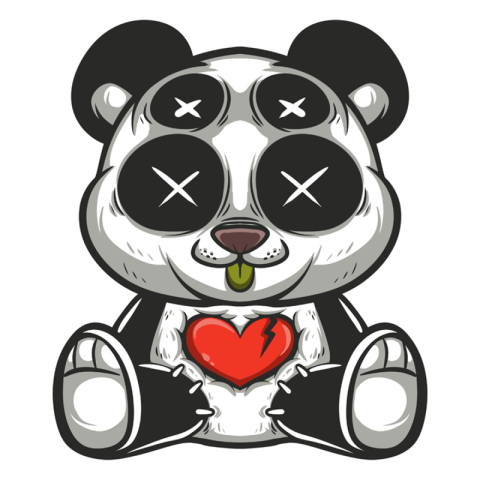 Panda monsters cartoon PNG Free Download