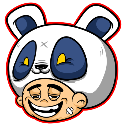 Urban panda hat cartoon PNG Free Download