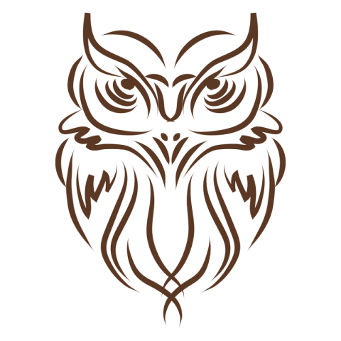 A big owl vector PNG Free Download